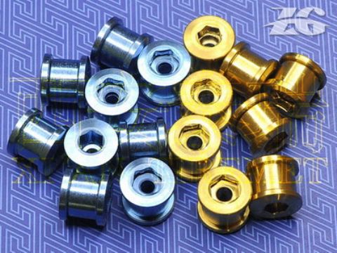 Titanium Chainring Chain Ring Nut Bolt